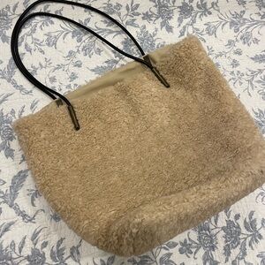 Anthropologie Sherpa tote bag